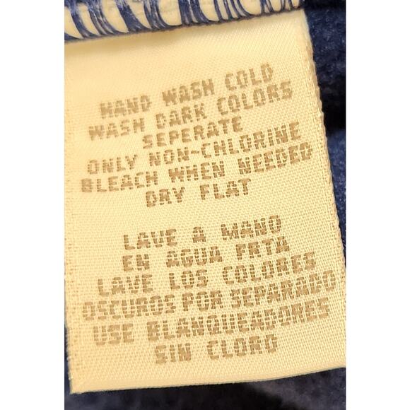 Jones New York Sportswear‎ Button-up Blue Soft Fleece Cardigan Overcoat Medium - Picture 4 of 5